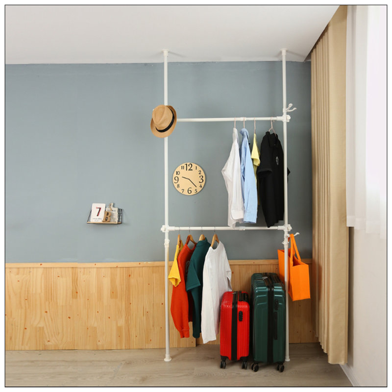Portant ajustable Raechel, Blanc