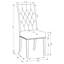 Chaise de salle à manger rembourrée Millville-76670545-88407797