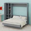 Lit escamotable mural avec tablettes Murphy-615510840-615510841
