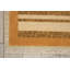 Field Wool Striped Area Rug in Cooper/Beige-14000907