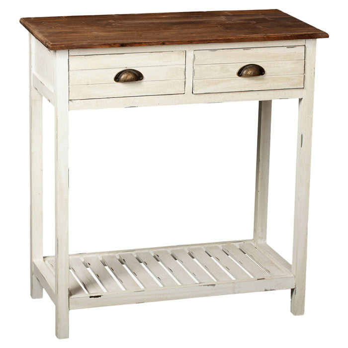 Dover 32 " W Console Table, Crème