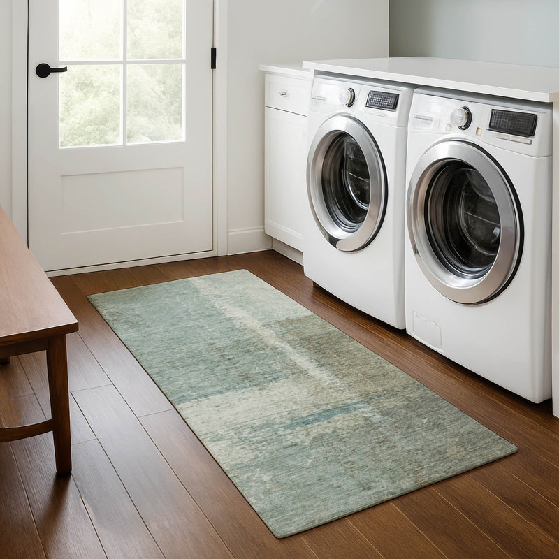 Premium Machine Washable Ansley Abstract Rug, Runner 2'3" x 7'6"