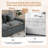 83.9-Inch Modular Sectional In Chenille Fabric-2027211941