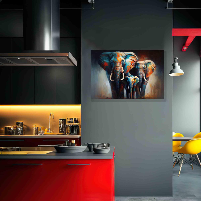 Animals Canvas Wall Decor, 101cm H x 76cm W x 1cm D