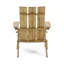 Chaise Adirondack pliable en bois massif rustique pour terrasse-1340775370