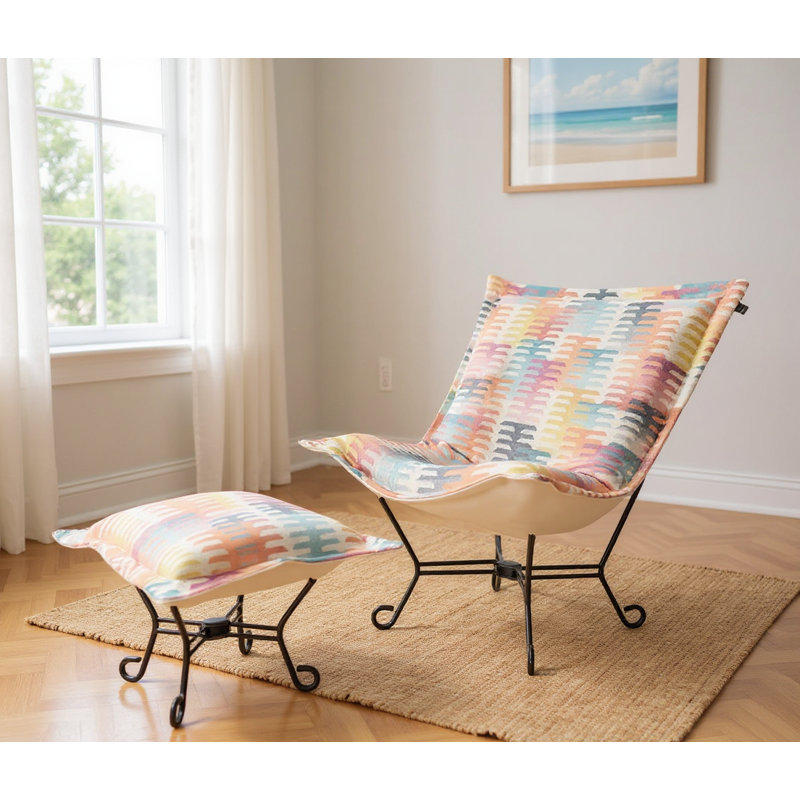 Puff Ottoman Complete Eveleigh Multi