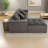 Spacious Gray Corduroy Sofas, Modern Modular Design for Home