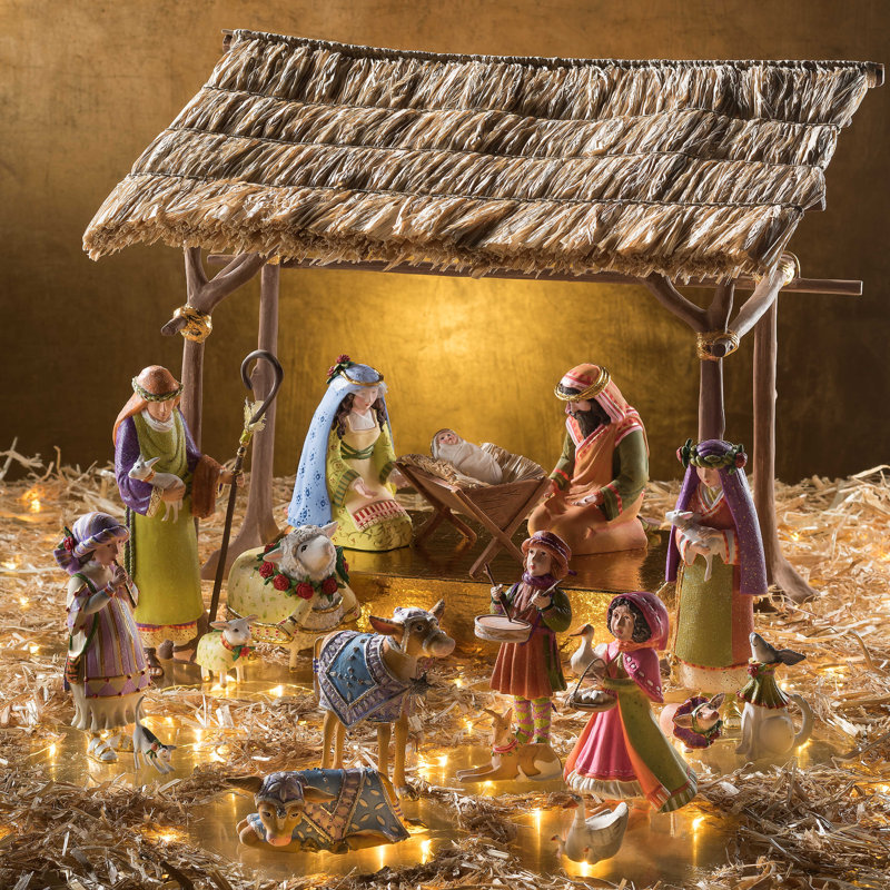 Patience Brewster Nativity Calf Figures