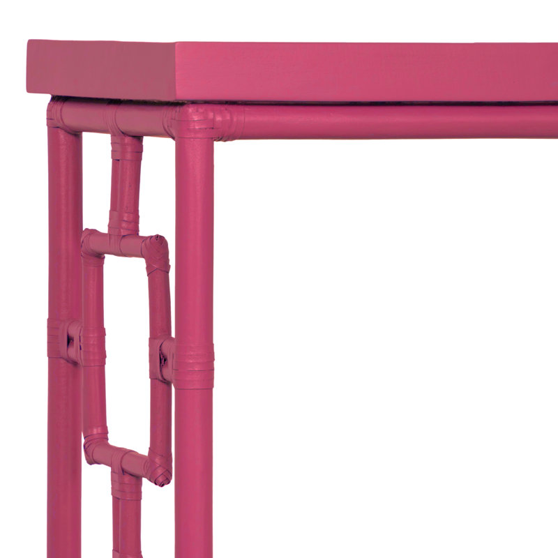 Sobe 60'' W Console Table, Hot Pink