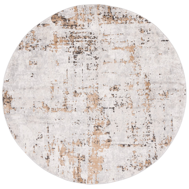 Tapis abstrait Broadway Performance, Rond 10 pi