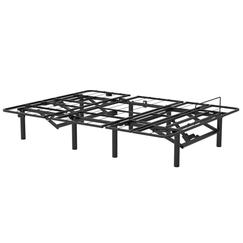 Adjustable Bed Base Frame Head And Foot Incline Quiet Motor Queen Size Zero Gravity, Dual USB A+C Ports, Remote Control With ZG And Memory Keys