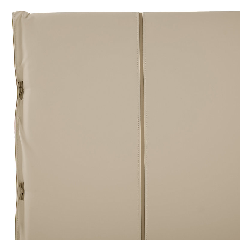 Margie Upholstered Bed, Beige, European Kingsize (160 x 200 cm)