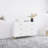 High Glossy Surface 6 Drawers Chest Of Drawer With Golden Handle And Golden Steel Legs White Color Vanity-419847879