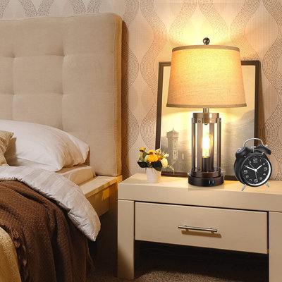 Aphra Metal USB Table Lamp