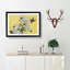 Hydrangeas and Swallow by Katsushika Hokusai - Picture Frame Painting Print-55578814-55578823
