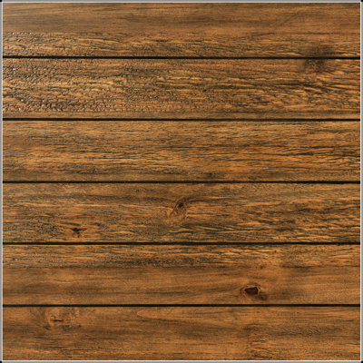 Table de bout en bois brun vieilli avec tablette Castleton, parfaite pour un décor rustique et un rangement fonctionnel