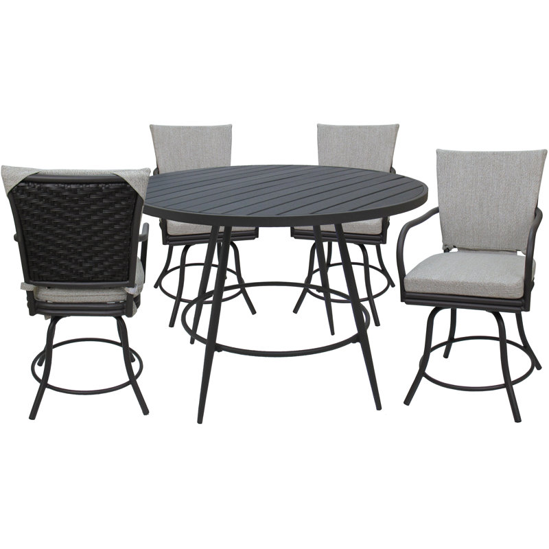 Ensemble repas pour 4 personnes Soter, Gris, Blanc
