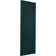 True Fit PVC Single Panel Chevron Modern Style Fixed Mount Shutters