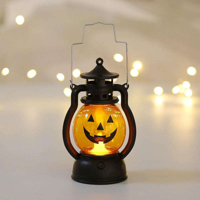 LED Pumpkin Lantern Halloween And Thanksgiving Decoration With Dracula Light Design
