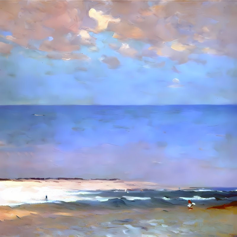 Coastal Sunshine, 36" H x 36" W
