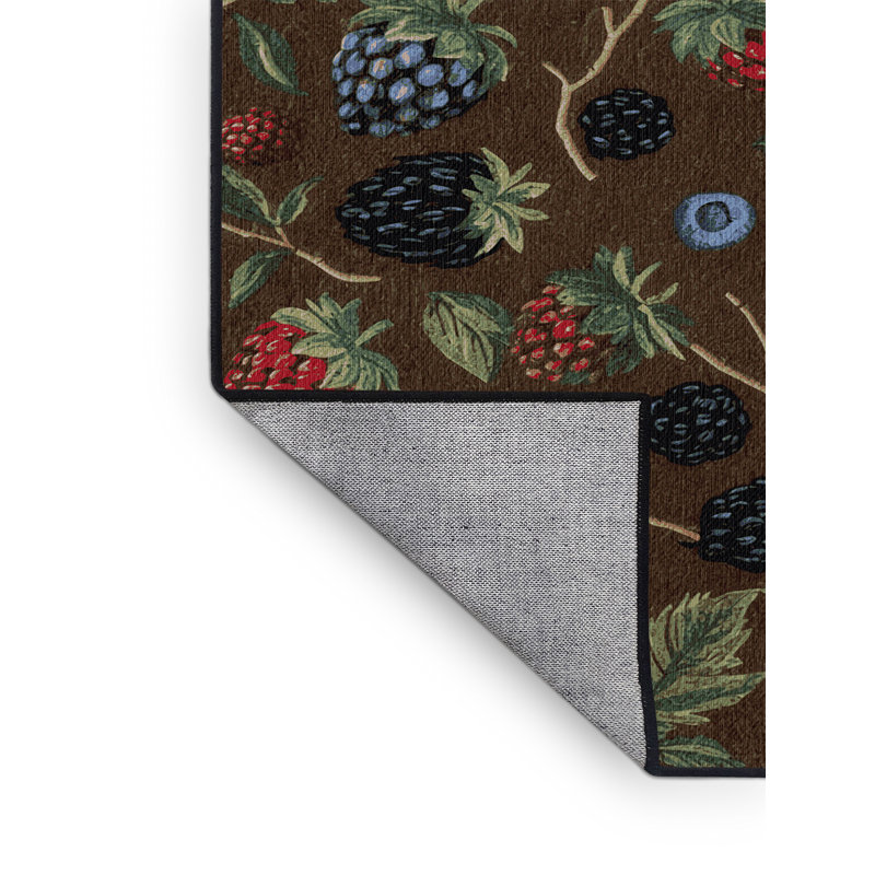 Tapis brun lavable à la machine