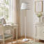 Lampe sur pied moderne réglable avec abat-jour en tissu-1402578378
