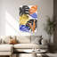 Colorful Tropical Foliage Abstract Contemporary Wall Art Print-610144472