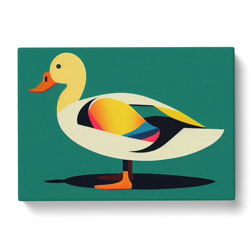 Dreamy Duck - Wrapped Canvas, 35cm H x 50cm W x 3cm D