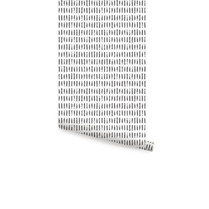 Rouleau de papier peint adhésif L 18 pi x l 24 po, Noir