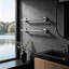 Ensemble de barre à serviettes en nickel brossé - Porte-serviettes mural en acier inoxydable avec finition antirouille - Installation facile pour la salle de bain, la cuisine et le salon - Paquet de 2