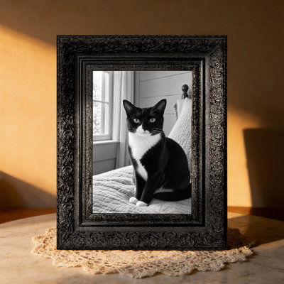 5" x 7" Black 3 PCS Photo Frame for Mantel Decor Picture Frame
