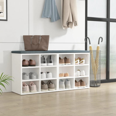 12 Pair Flip Down Shoe Storage