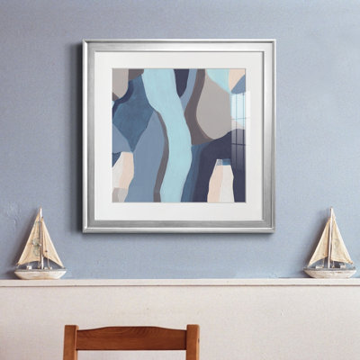 " Blue Chrysalis III " Painting Print