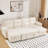 108.7" Upholstered U-Shaped Sectional Sofa Bed with Storage Pockets and USB Ports-1530706292