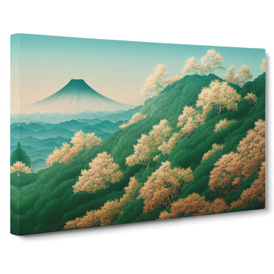 Retro Japanese Forest Vol.1 - Wrapped Canvas