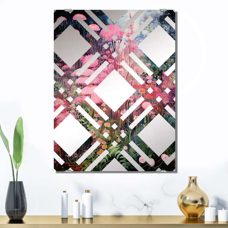 Stice - Miroir mural Tachisme MIR136252, 32 po x 24 po
