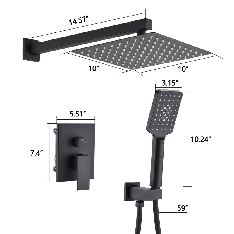 Système de douche complet Faucet