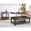 Table rectangulaire grise_Table basse