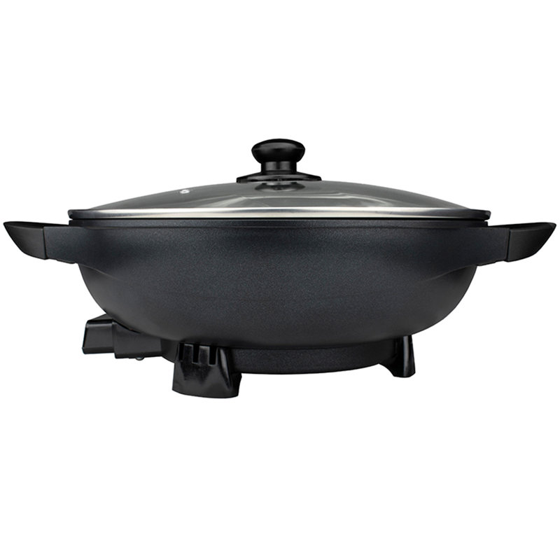 Brentwood 9'' Non Stick Electric Skillet with Glass Lid