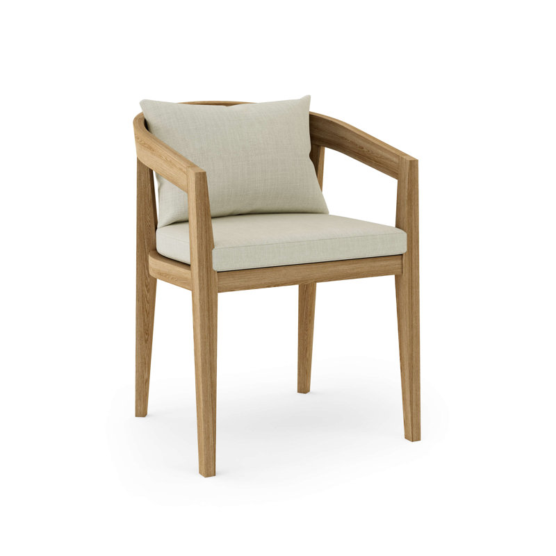 Outdoor Dining Armchair, Beige