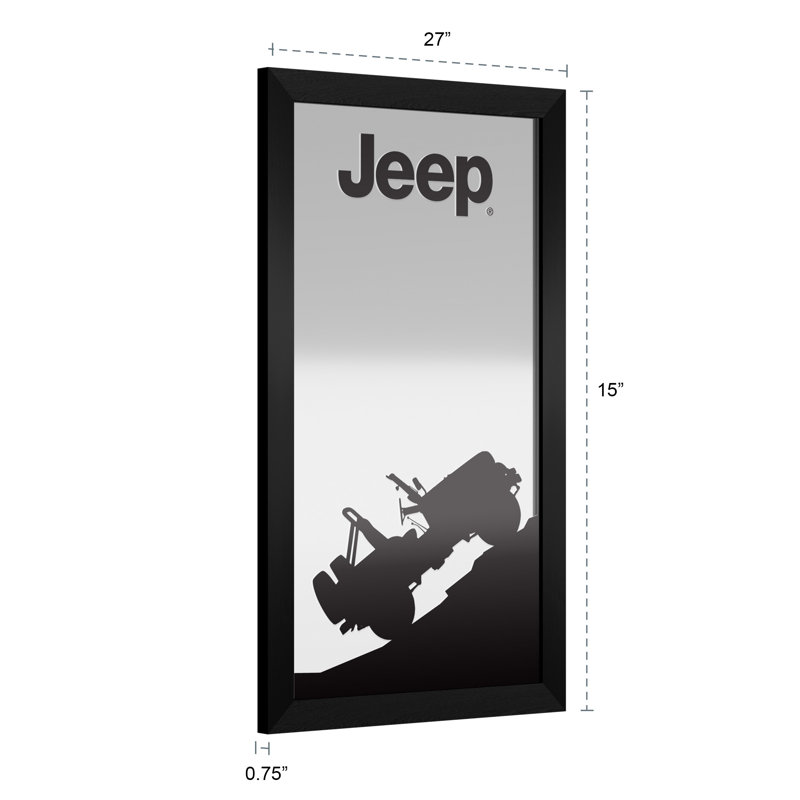 Wood Rectangle Wall Mirror