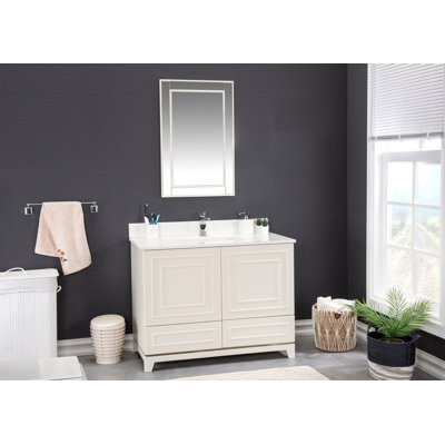 Ensemble de meuble-lavabo avec miroir 41,3 "Chanty