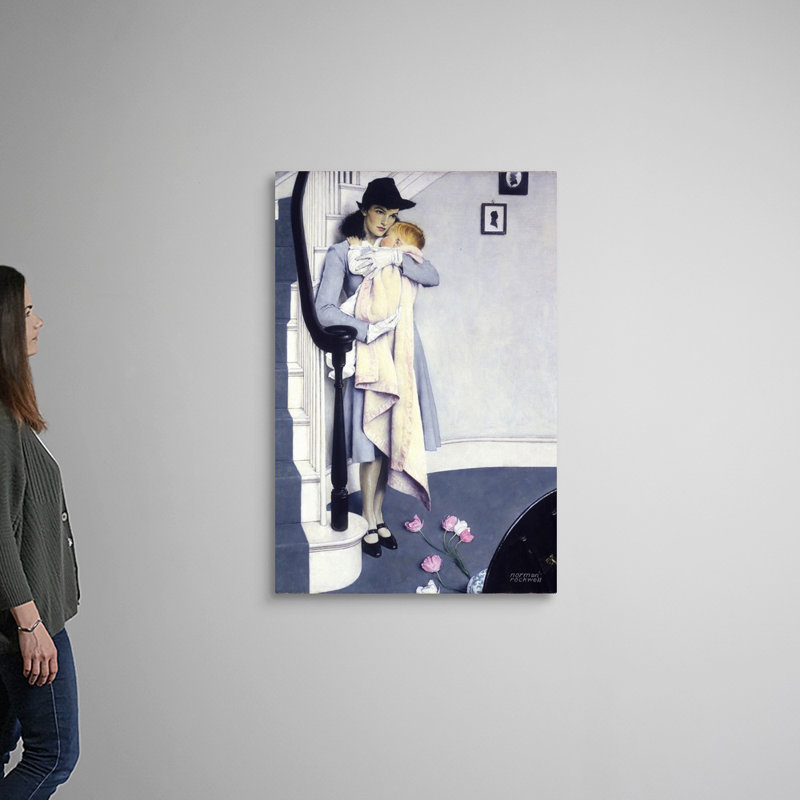 Art mural sur toile Norman Rockwell, Toile tendue, H 48 po x l 32 po x P 1,25 po