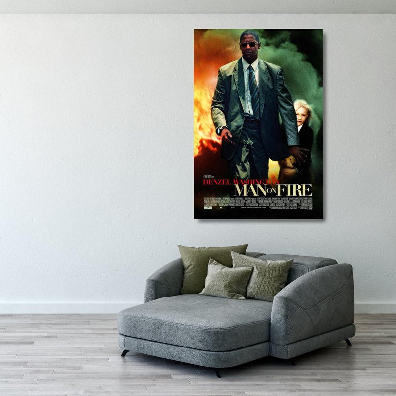 «Man on Fire», H 40 po x l 27 po