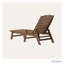 Chaise longue avec accoudoirs POLYWOOD-543206