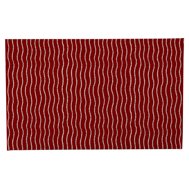 Tapis de toilette rectangulaire antidérapant et absorbant Wave Grunge