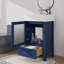 Meuble-lavabo de 20 pouces avec lavabo en céramique et beaucoup de rangement-274717837