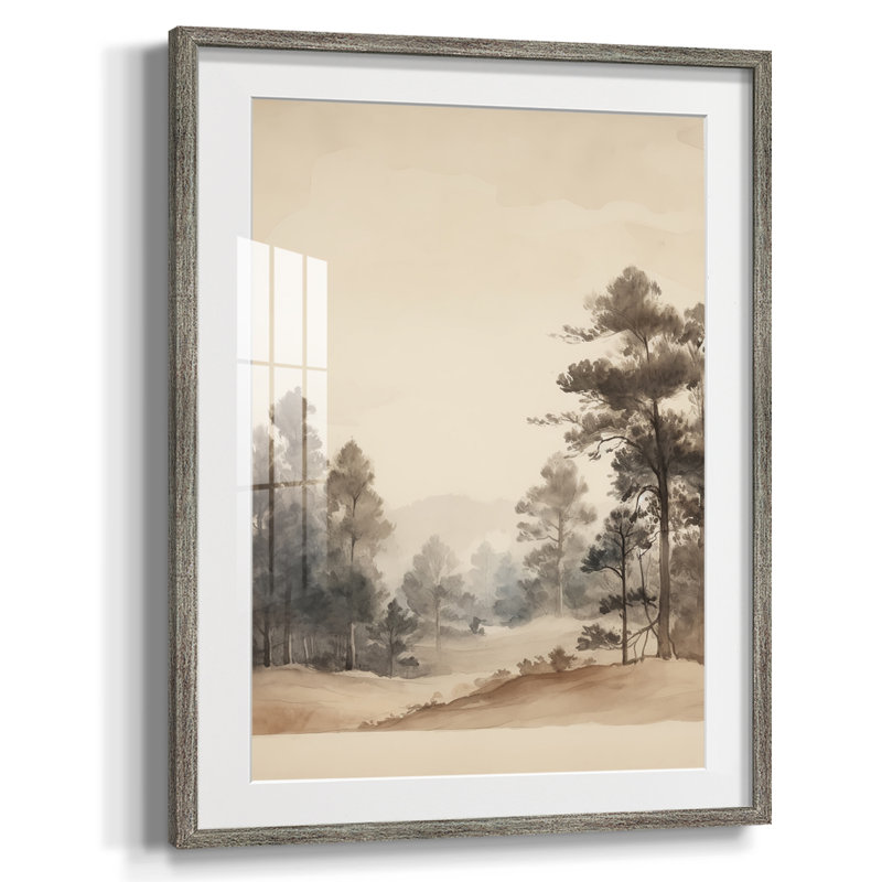 Vintage Landscape VII -Framed Print