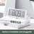 Digital Alarm Clock Lcd Display Multifunctional Temperature Humidity