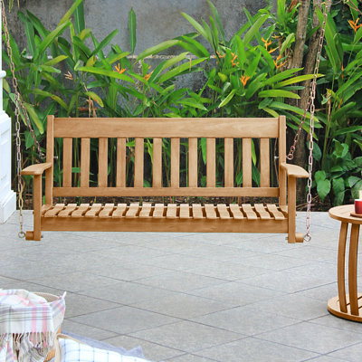 Slevin 2 Person Mahogany Porch Swing